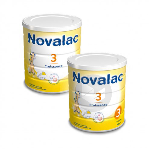 Novalac 3 Lait de croissance 2x800g