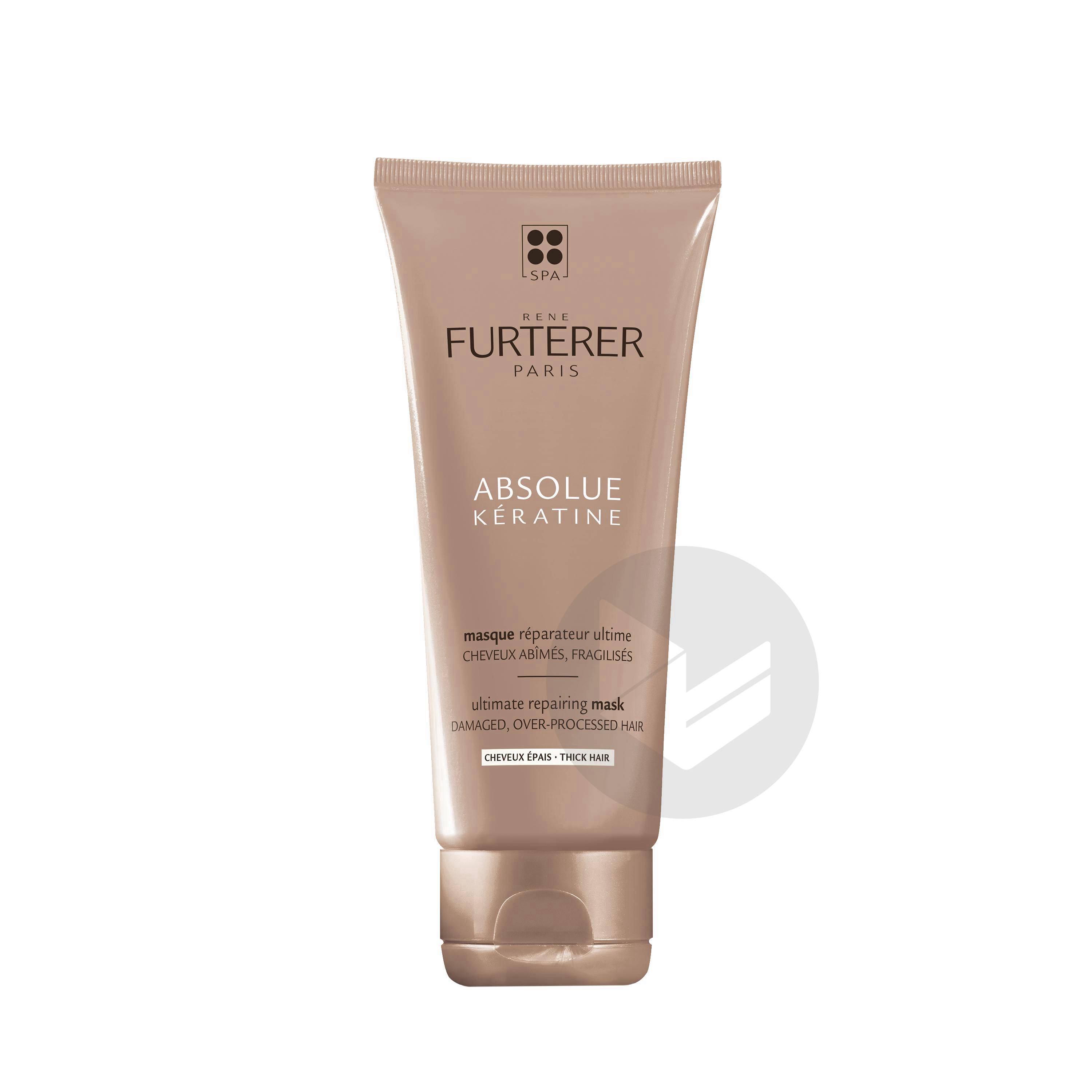 René Furterer Absolue Kératine Masque réparateur ultime - cheveux épais - 100 ml