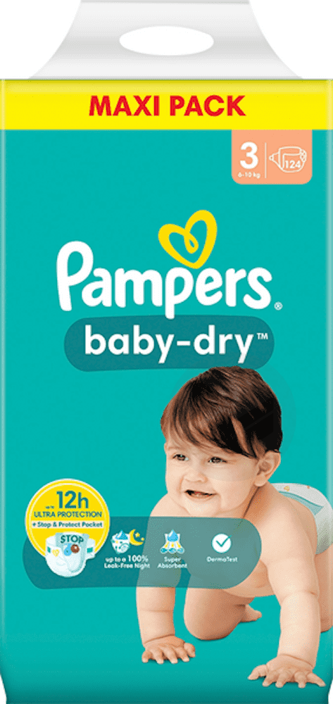 Couches Baby-Dry Taille 3 : 6-10 kg x149