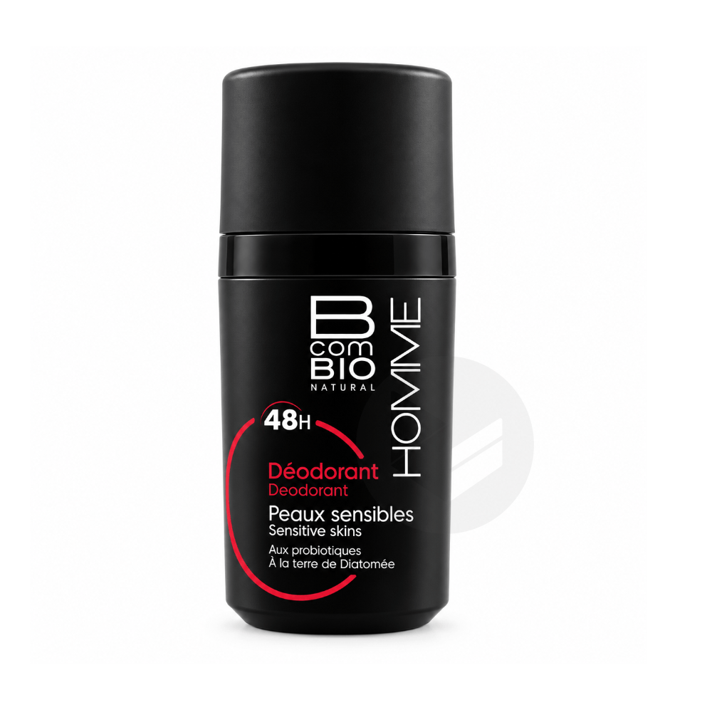 Homme déodorant 48h peaux sensibles 50ml
