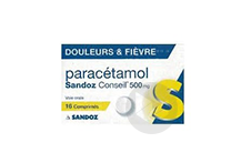 PARACETAMOL SANDOZ 500 mg Comprimé (Plaquette de 16)
