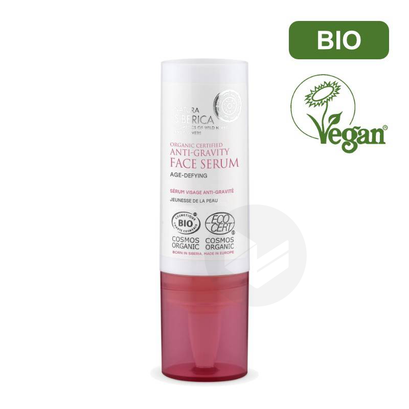 Sérum Visage Bio Anti-Gravité Jeunesse de la Peau à la Cladonia des Neiges 15ml