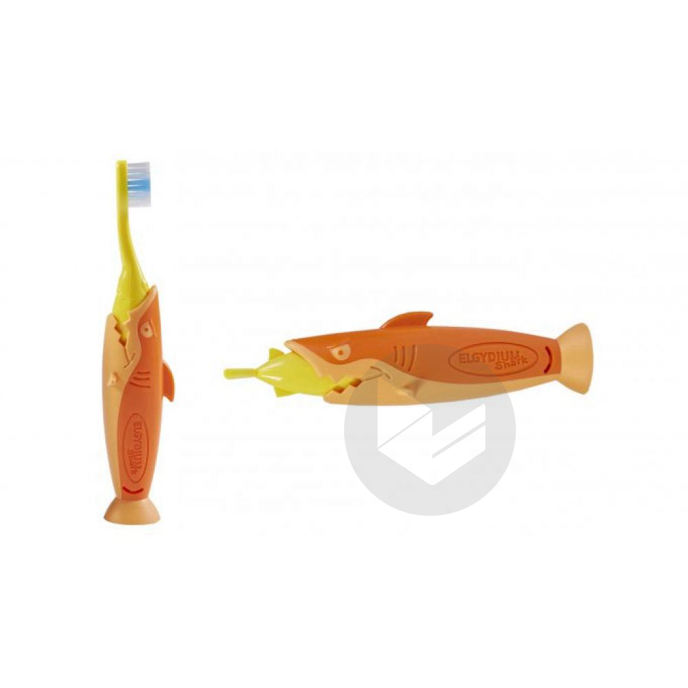 Brosse à dents souple 2/6ans shark