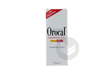 OROCAL VITAMINE D3 500 mg/400 UI Comprimé à sucer (Flacon de 180)