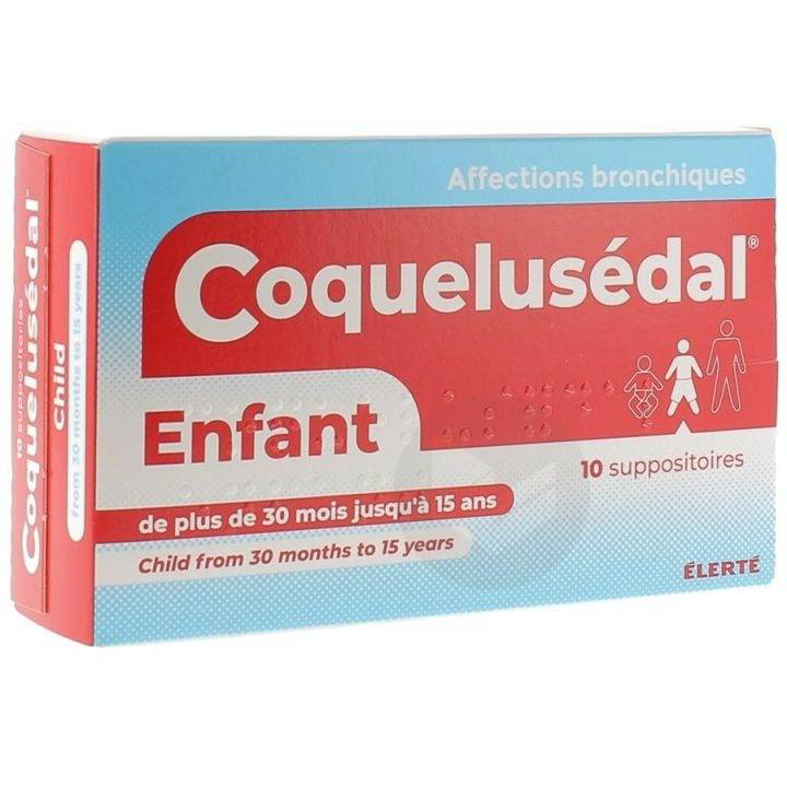 COQUELUSEDAL ENFANTS, 10 suppositoires