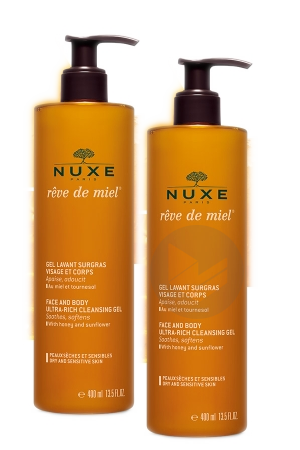 Nuxe Rêve de Miel Gel Lavant Surgras Lot de 2 x 400 ml
