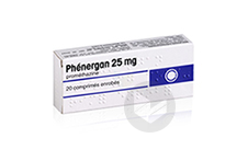 PHENERGAN 25 mg Comprimé enrobé (2 plaquettes de 10)