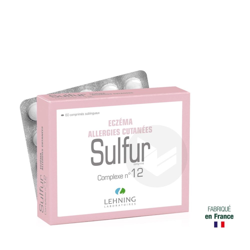 SULFUR COMPLEXE N°12 Cpr subl Plq/60