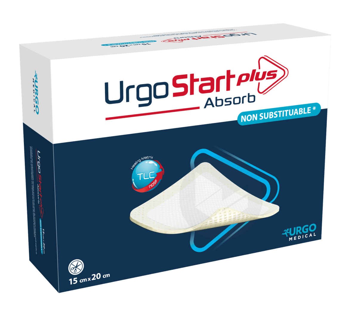 URGOSTART PLUS ABSORB Pansement Hydrocellulaire x16