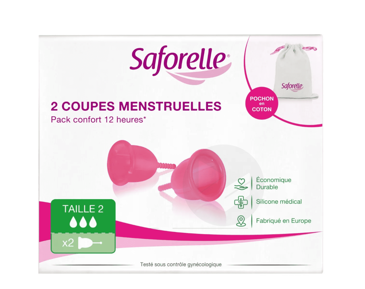 Coupe Menstruelle Taille 2 x2