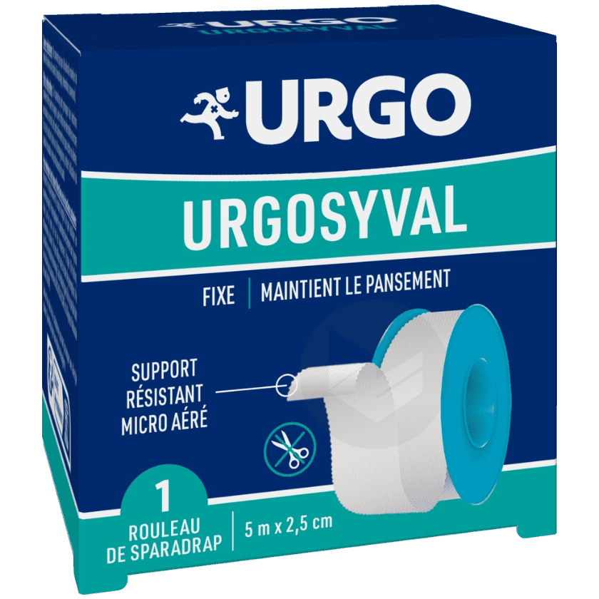 Urgosyval Sparadrap Tissé Blanc 5mx 2,5cm