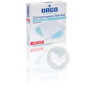 URGO Compr stérile non tissée 7,5x7,5cm 50Sach/2