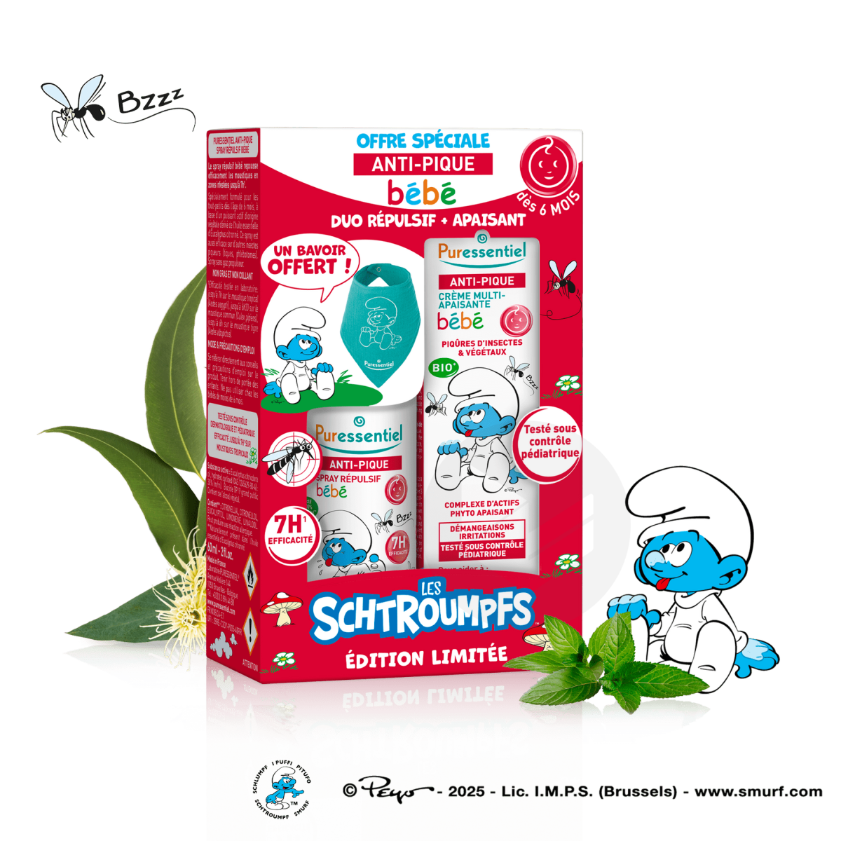 Duo Répulsif + Apaisant Bébé