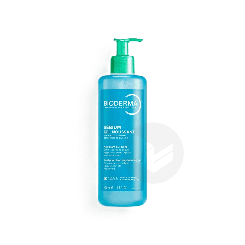 Sébium Gel Moussant Nettoyant Purifiant 400ml