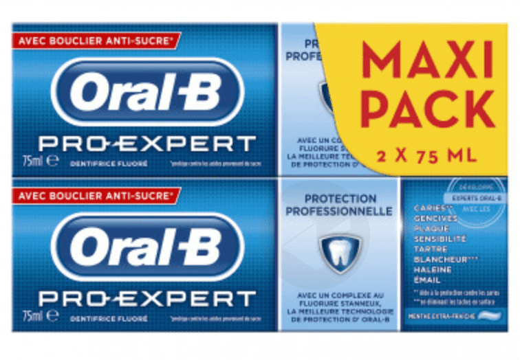 Dentifrice pro-expert protection professionnelle 2x75ml