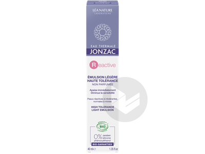JONZAC Emulsion légère haute tolérance 40 ml