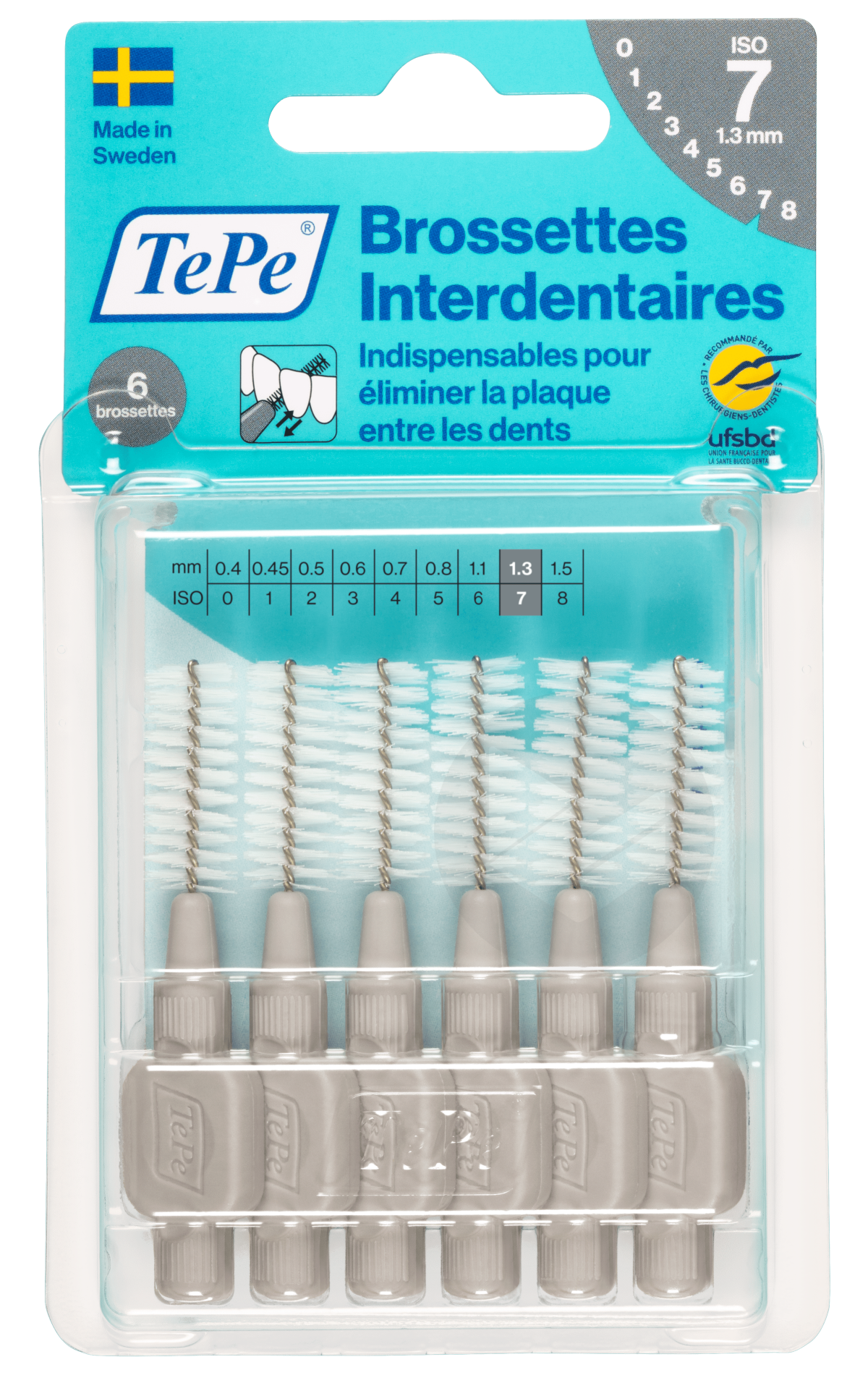 Brossettes Interdentaires x6  Taille : 7