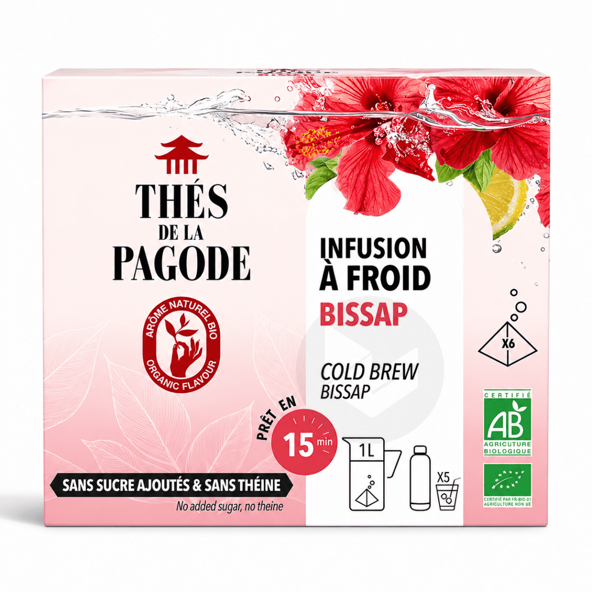 Infusion glacée au Bissap x6