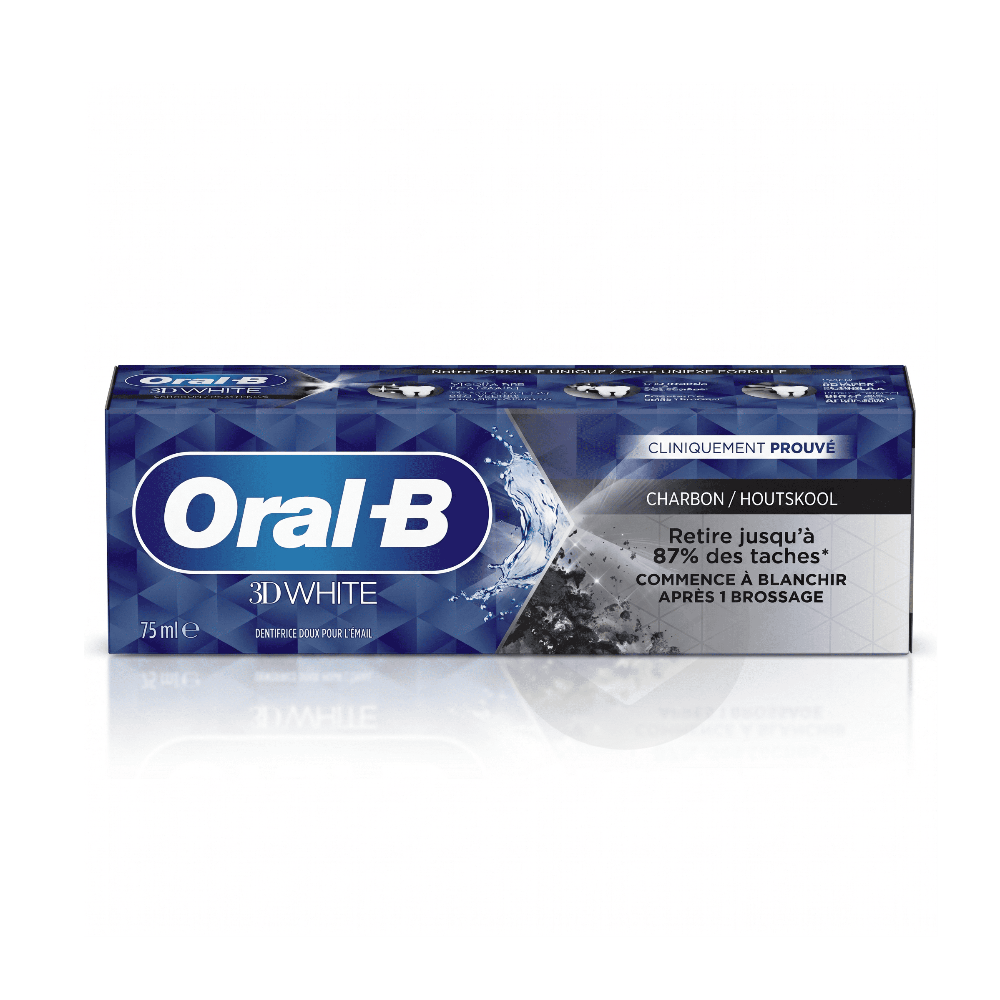 Dentifrice 3D White Charbon 75ml
