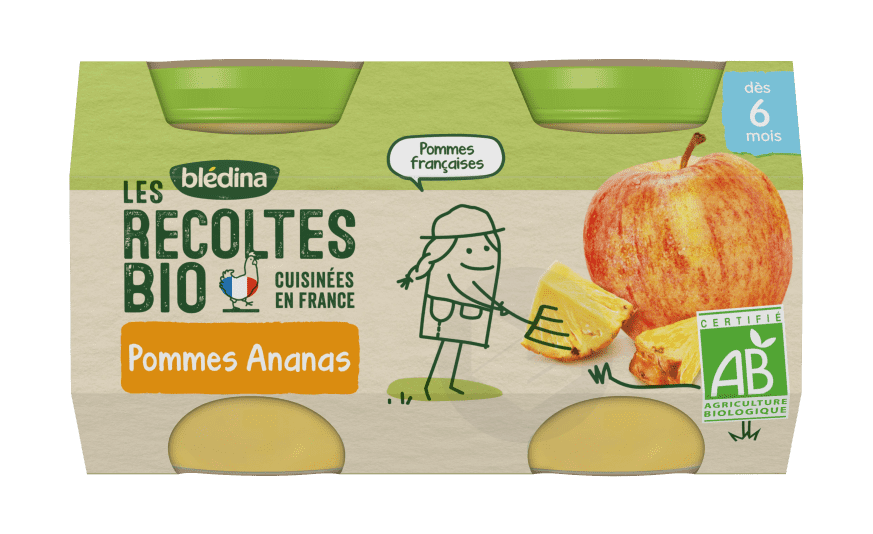 Pommes Ananas 2x130g