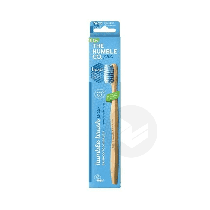 Pro Hexatech Spiral Adult Toothbrush Soft Blue
