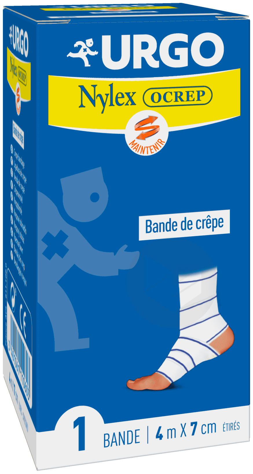 Nylexocrep Bande de crêpe 4m x 7cm