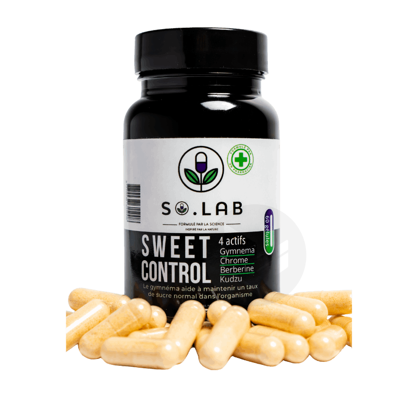 Sweet Control Complément alimentaire anti-sucre pour réguler la glycémie 60 gélules