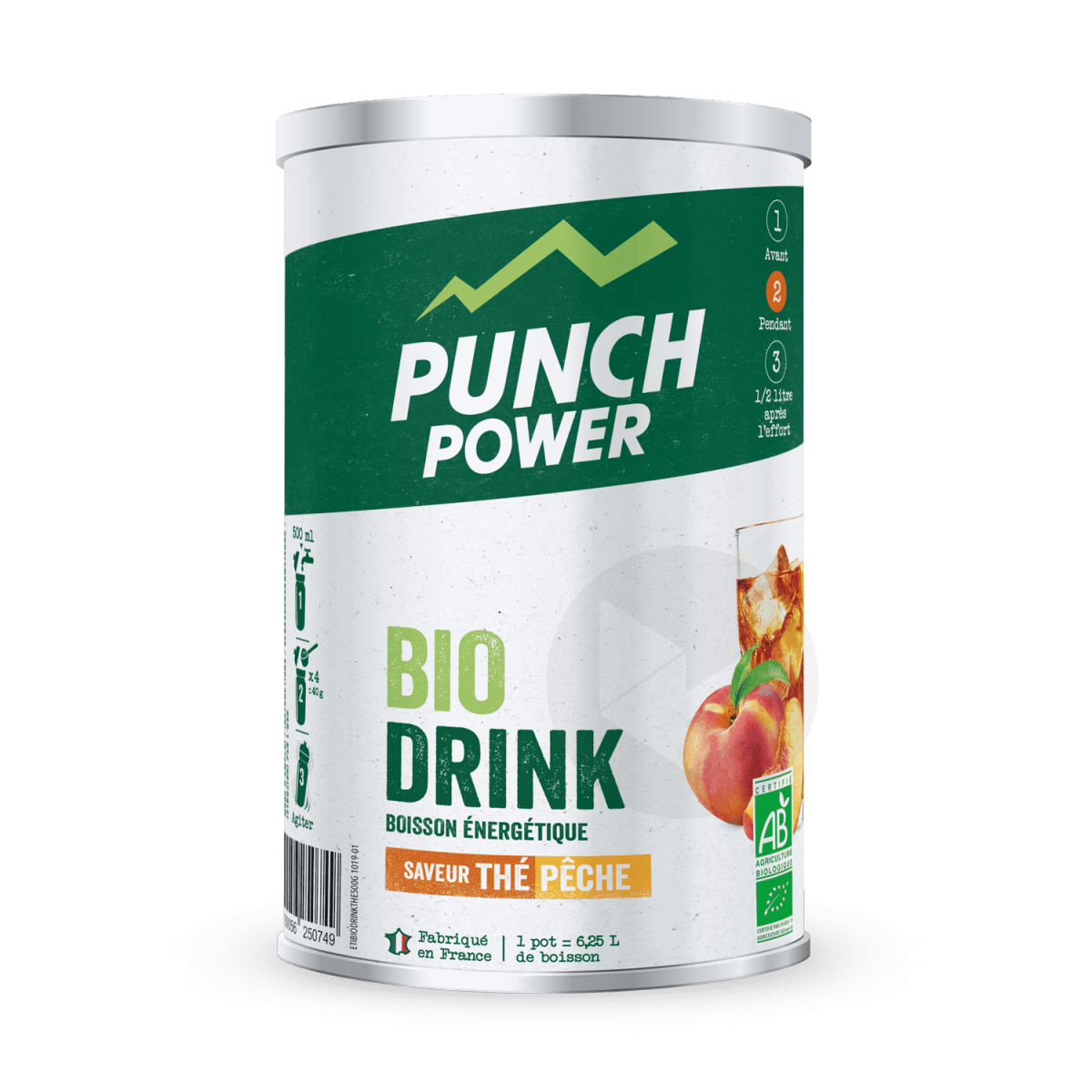 BIODRINK Thé Pêche - Pot 500 g