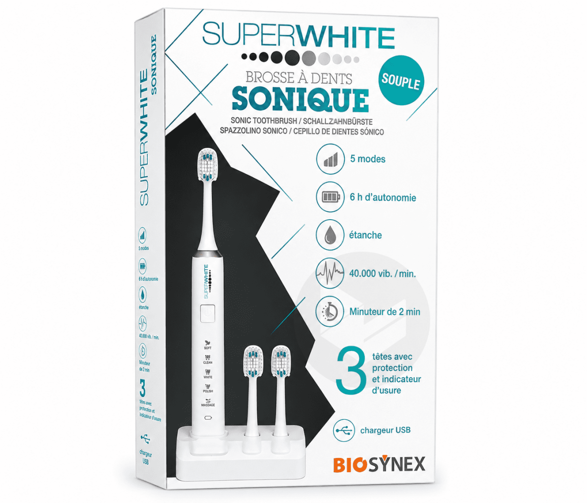 Brosse à dents sonique White
