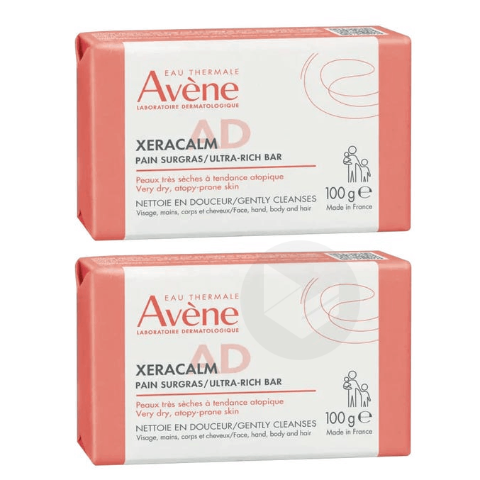 XeraCalm  Pain nettoyant 2x100g