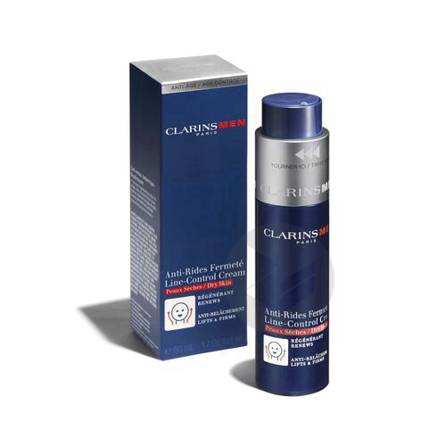 Anti-Rides Fermeté ClarinsMen Spécial Peaux Sèches 50ml