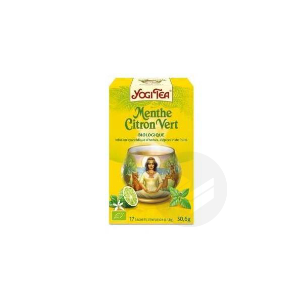 Menthe citron vert 17 sachets