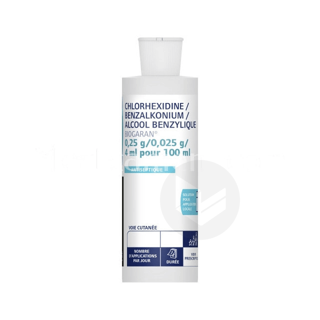 Chlorhexidine/ Benzalkonium/ Alcool Benzylique 250ml