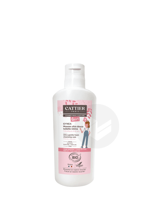 Gynéa Mousse ultra douce toilette intime girl 150ml