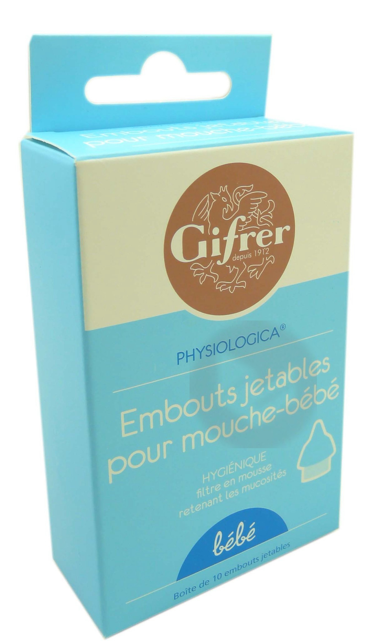 Embout Mouche-Bébé Classique Physiologica x 10