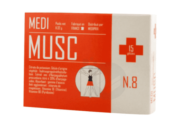 Medimusc N.8 15 gélules