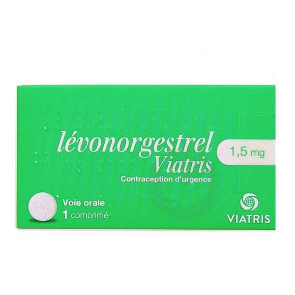 LEVONORGESTREL VIATRIS 1,5 mg, 1 comprimé