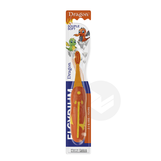 Kids Dragon 2/6 ans Brosse à dents enfant