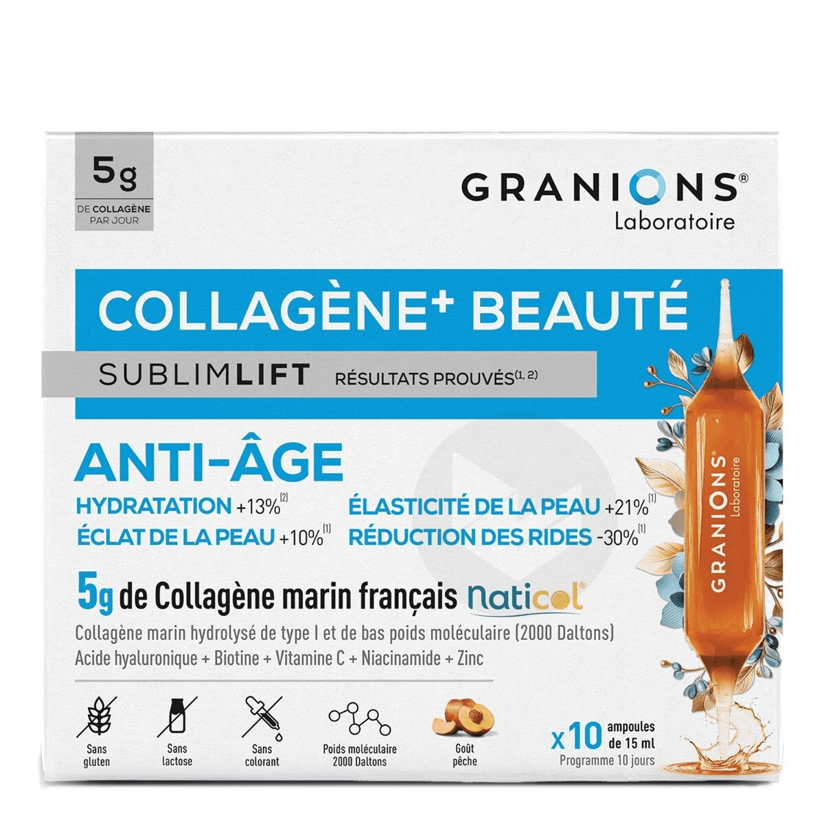 Collagène+ Sublimlift 10 Ampoules Buvables