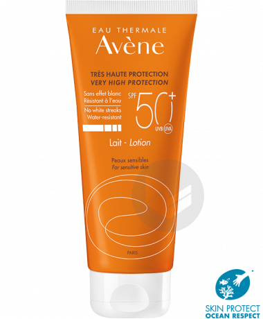 AVENE SOLAIRE SPF50+ Lait très haute protection T/250ml