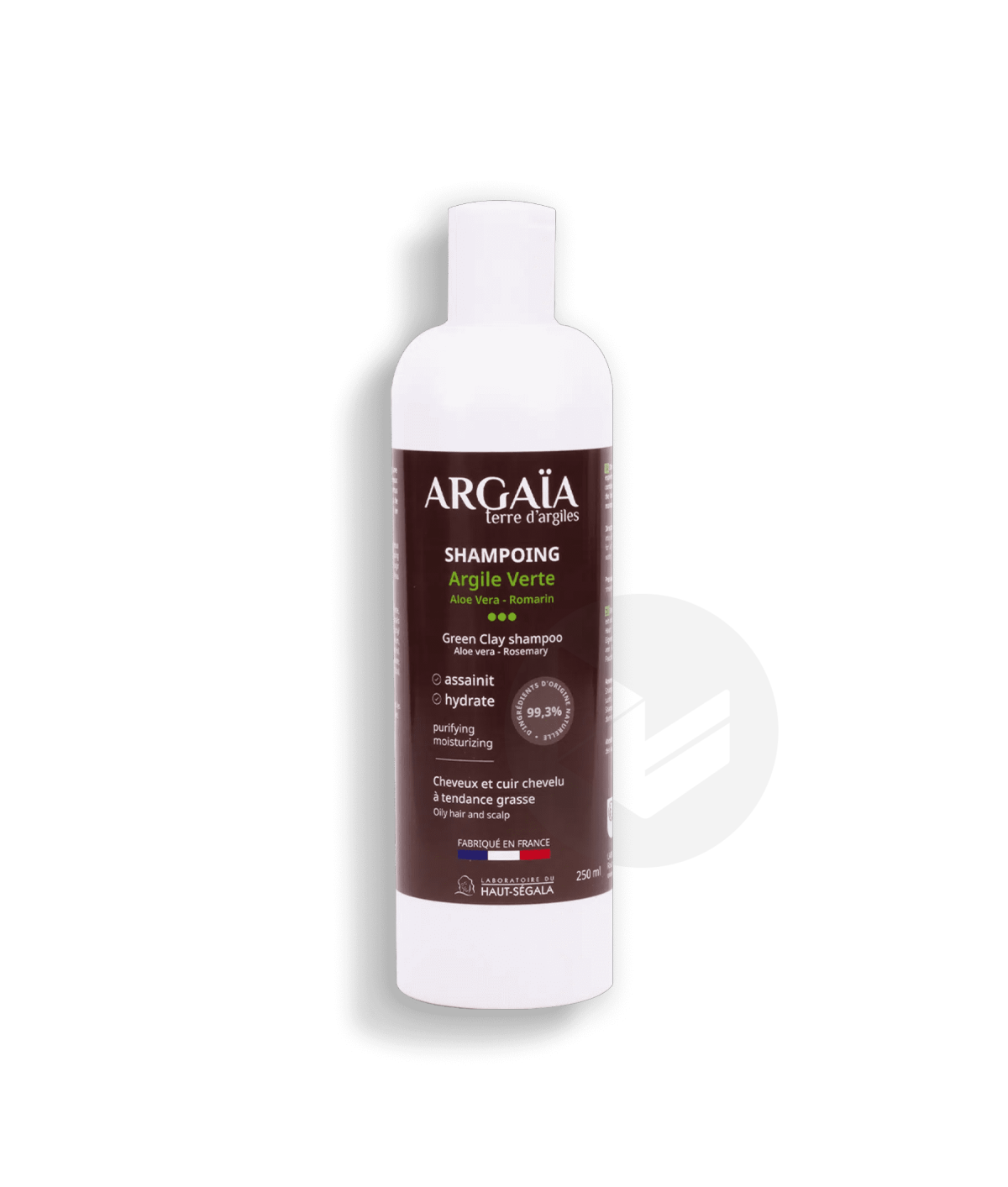 Shampoing Argile Verte d’origine naturelle 250ml