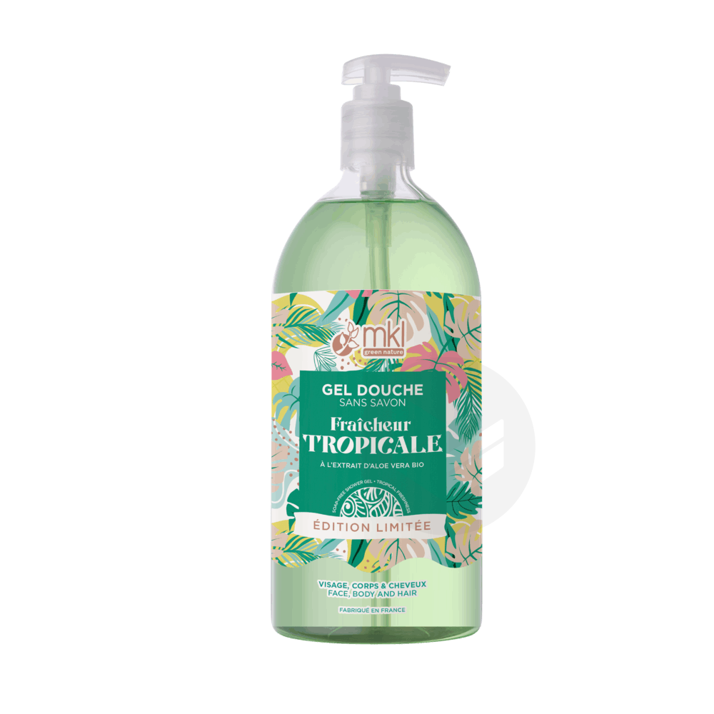 Gel douche fraicheur tropicale 1l