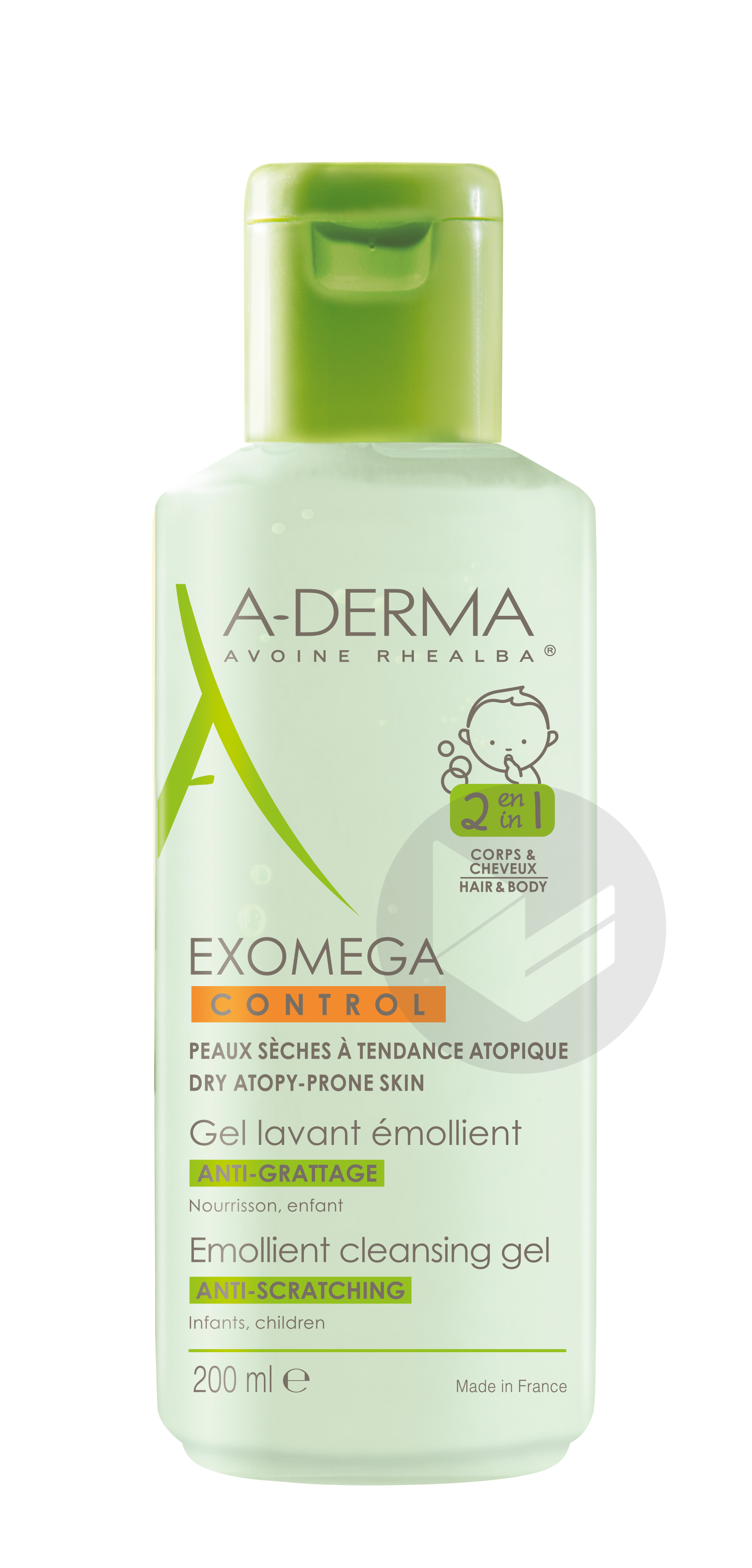Gel lavant émollient 2 en 1 200ml