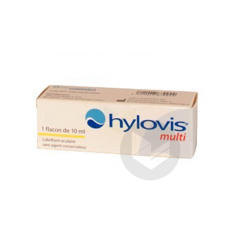 Hylovis Multi Solution ophtalmique lubrifiante pour instillation oculaire 10ml