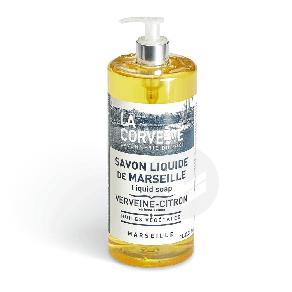Savon liquide de Marseille VERVEINE-CITRON  1l