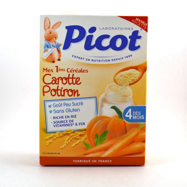 PICOT Farine instantanée carotte potiron dès 4 mois B/200g