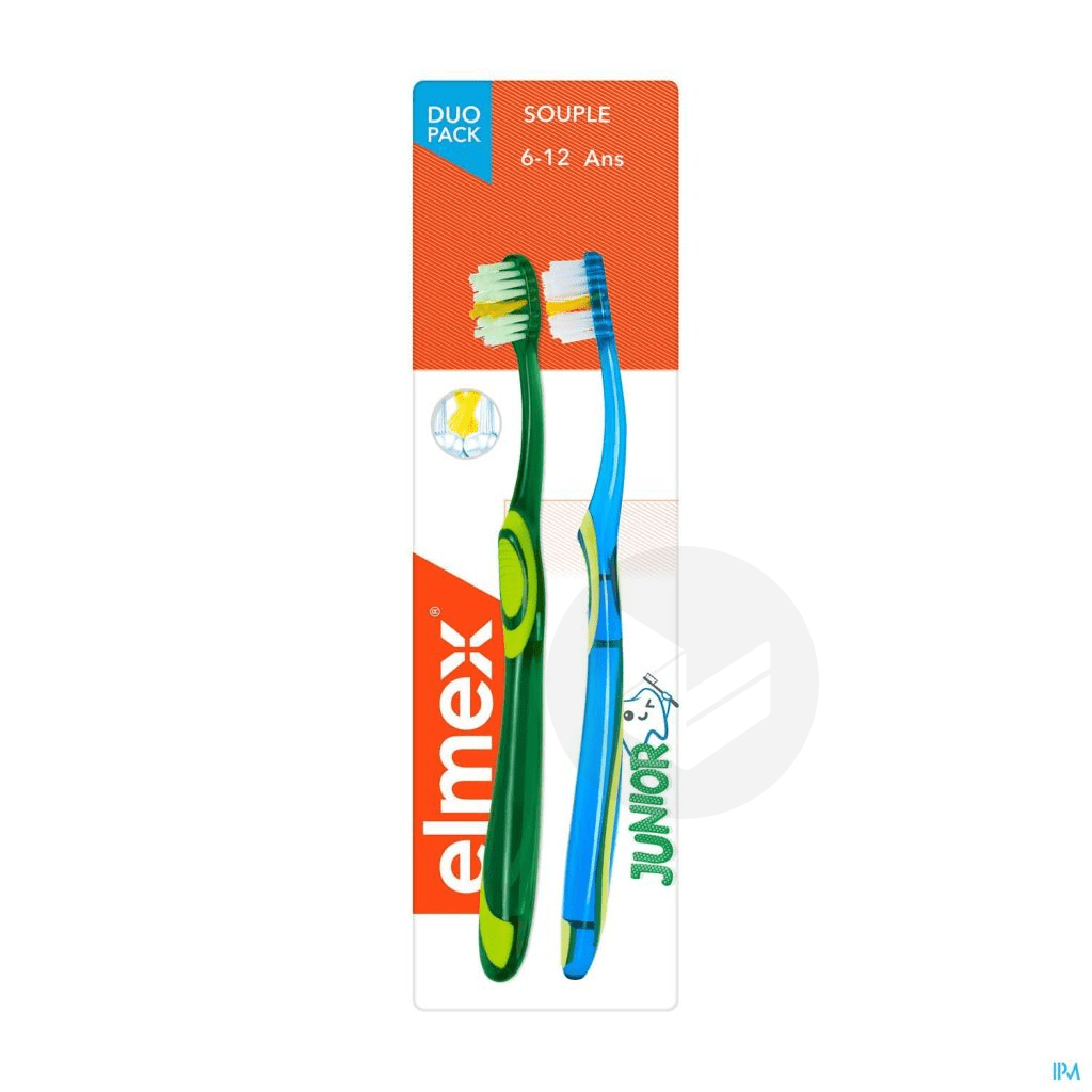 Brosses à Dents Souples 6-12 Ans x2
