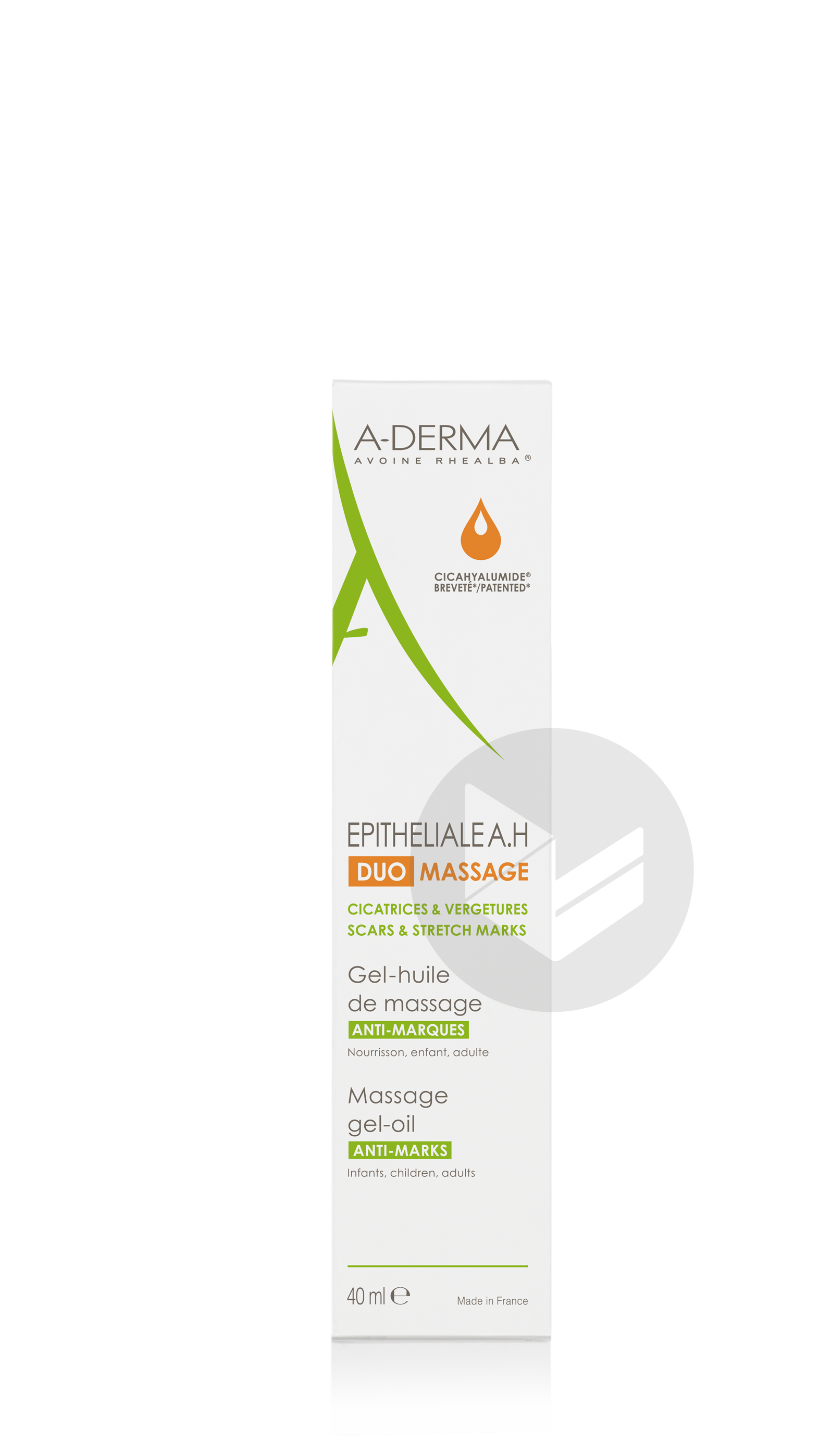 A-DERMA EPITHELIALE DUO MASSAGE Gel huile de massage - 40 ml