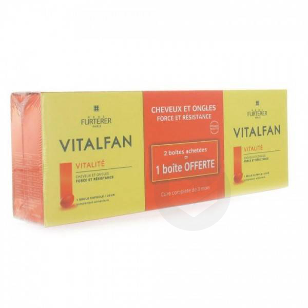 Vitalfan vitalité lot de 3x30 capsules