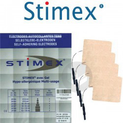 STIMEX Electrode carré électrostimulation 50x50mm B/4